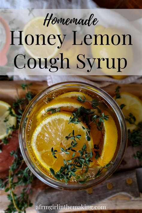 Honey Lemon For Cough