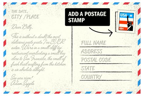 How Does A Postcard Look Like