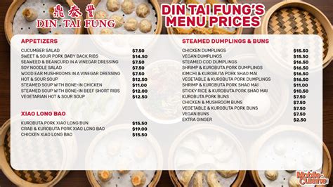 How Expensive Is Din Tai Fung