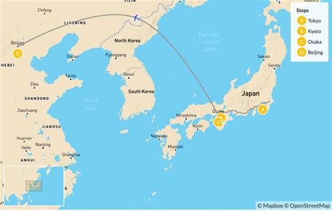 How Far Is From China To Japan