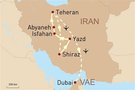 How Far Is From Dubai To Iran