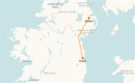 How Far Is From Dublin To Belfast