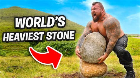 How Heavy Is Eddie Hall In Stone