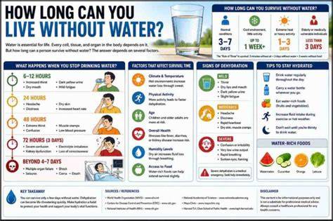 How Long Can You Live Without Water