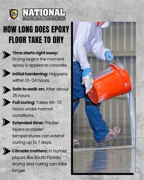 How Long Does Epoxy Take To Dry