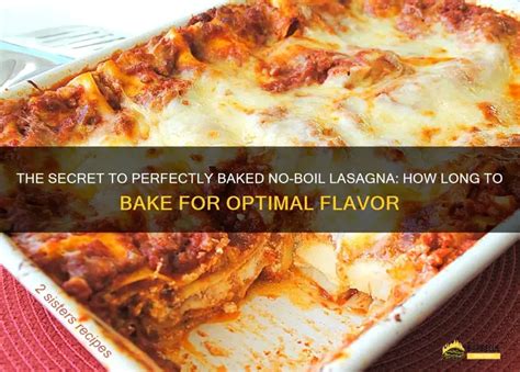 How Long To Bake No Boil Lasagna