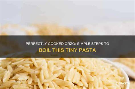 How Long To Boil Orzo Pasta