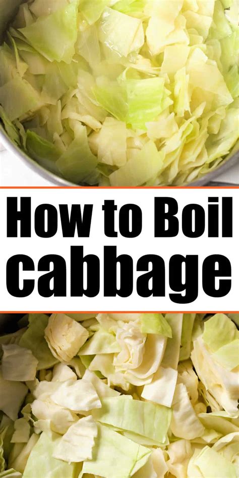 How Long To Boil Quartered Cabbage