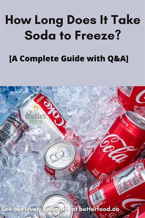 How Long To Freeze Soda Can