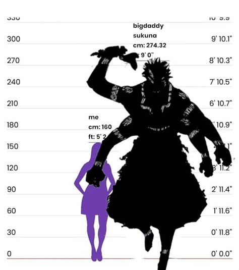 How Tall Is Sukuna