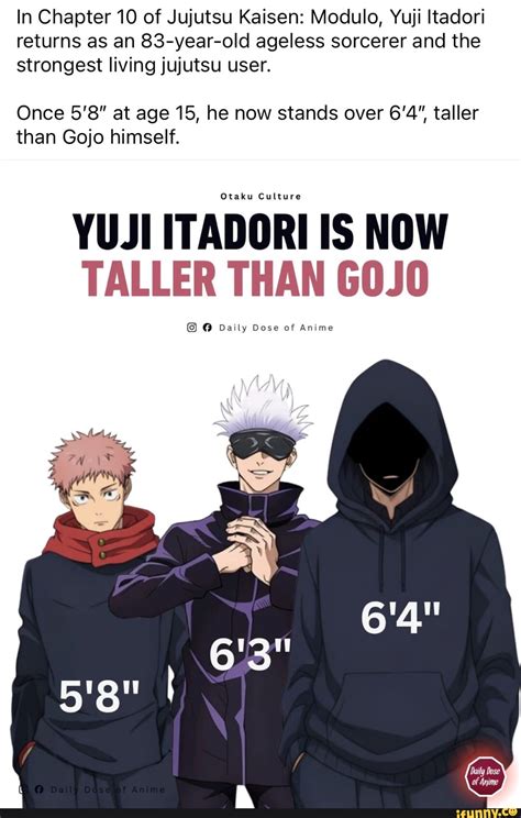 How Tall Is Yuji In Modulo