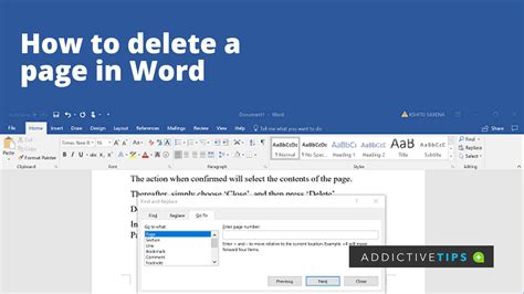 How To Delete Page In Word