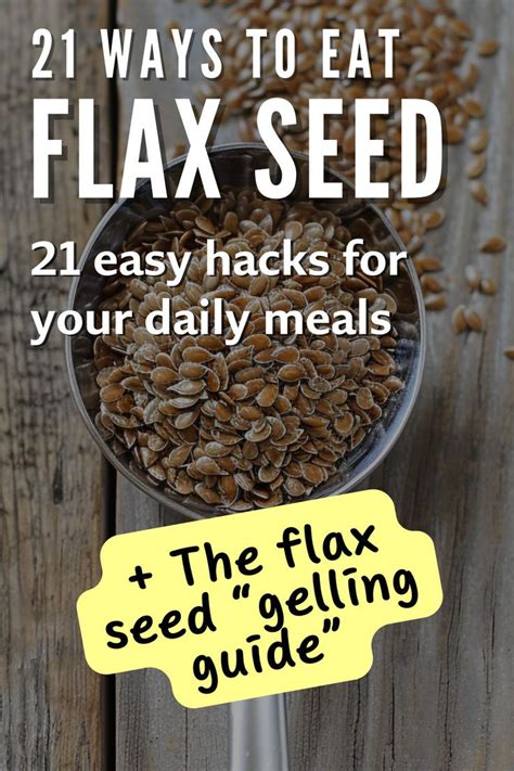 How To Eat Flax Seeds