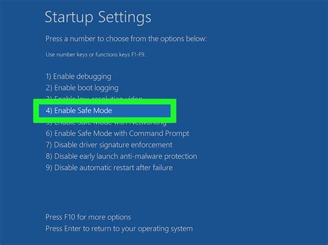 How To Enter Safe Mode Windows 10