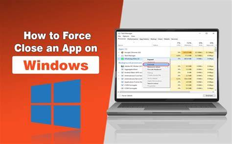 How To Force Close App On Windows