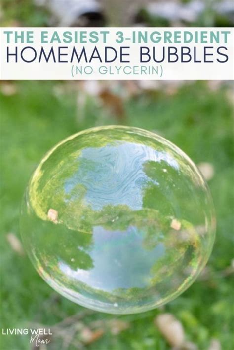 How To Make Bubbles Without Glycerin