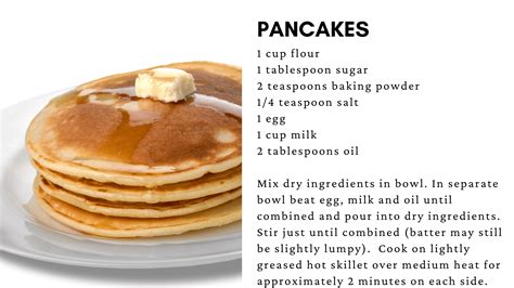 How To Make Pancakes From Scratch Ingredients