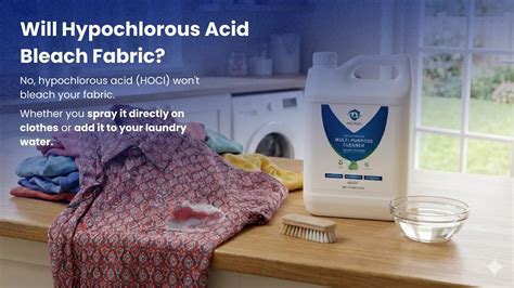 Hypochlorous Acid Does It Stain Clothes