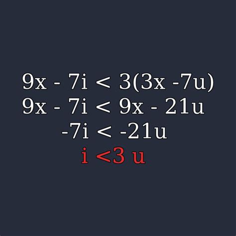 I 3 U Equation