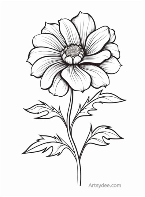 I Outline Drawing