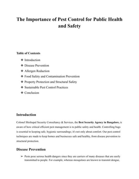 Importance Of Public Health Pdf