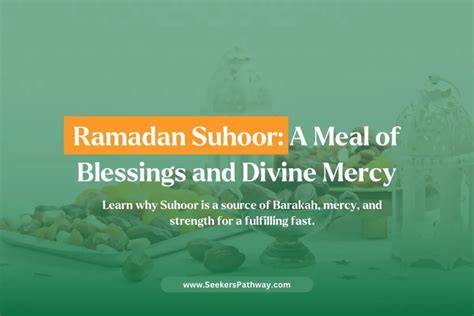 Importance Of Suhoor