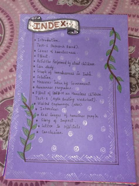 Index Of Project File