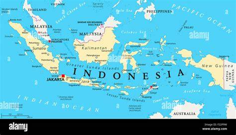 Indonesia Map Capital
