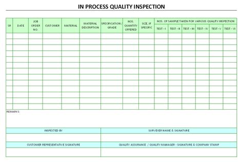 Inspection Record Process
