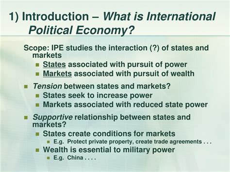 Introduction To International Political Economy