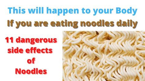 Is It Bad To Eat Noodles Everyday