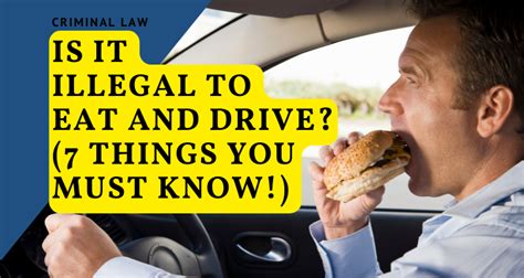 Is It Legal To Eat While Driving