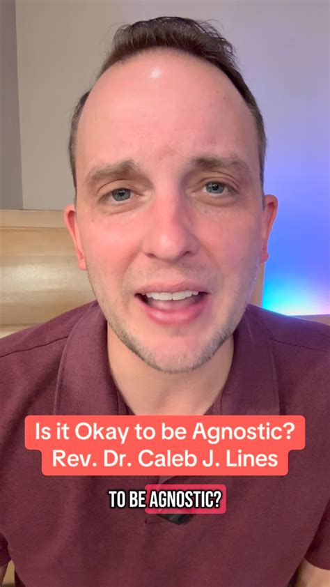 Is It Okay To Be Agnostic