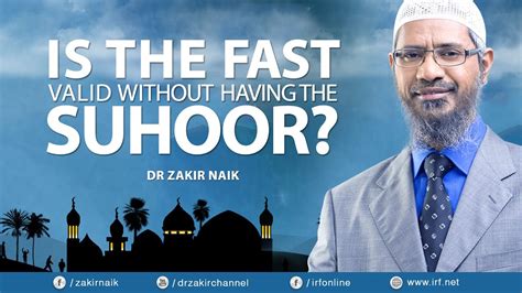 Is It Okay To Fast Without Suhoor