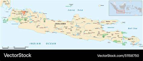 Java And Bali Map