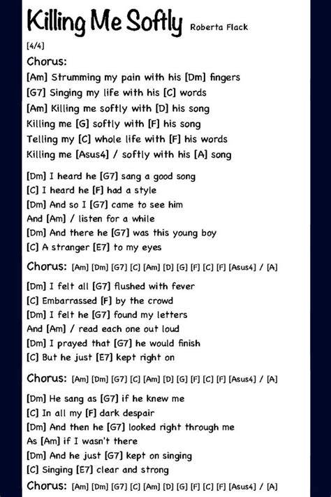 Killing Me Softly Lyrics