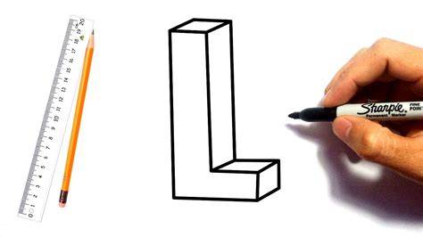 L Drawing For Kids