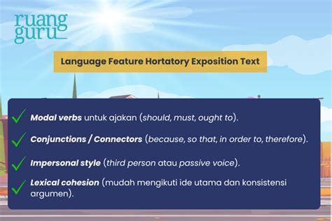 Language Of Hortatory Exposition Text