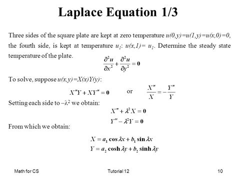 Laplace Equation Solution