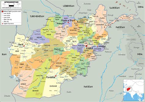 Latest Map Of Afghanistan