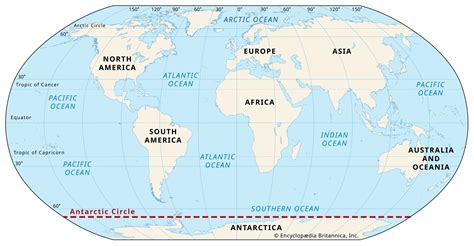 Latitude Of Antarctic Circle