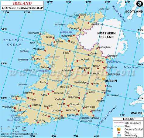 Latitude Of Ireland