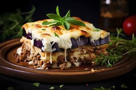 Layers Of Eggplant And Meat