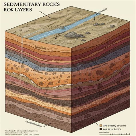 Layers Of Sedimentary Rock