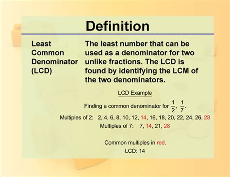 Lcd Math