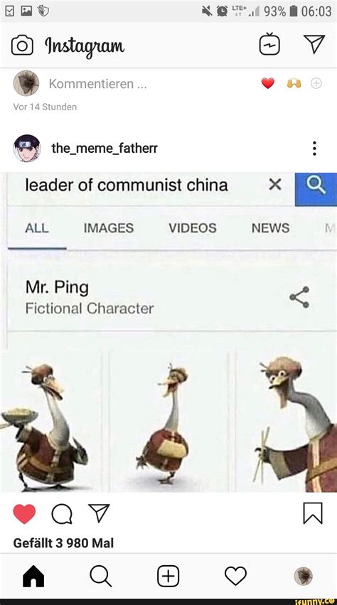 Leader Of Communist China Mr Ping