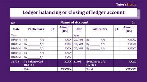 Ledger Balance Account