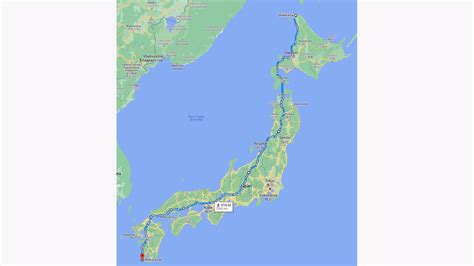 Length Of Japan