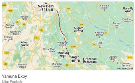 Length Of Yamuna Expressway