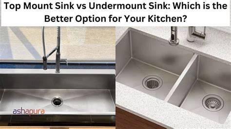 Less Than Vs Under Kitchen Sink